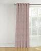 beige color readymade window curtain in geometric design